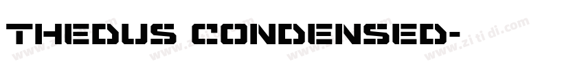 Thedus Condensed字体转换